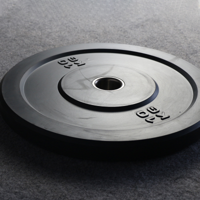 Black rubber Weight Plate Weightlfting Bumper Plates