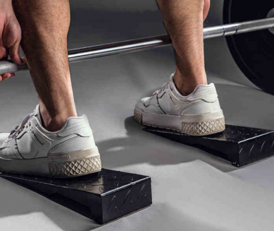 Sport Squat Wedge Professional Squat Ramp for Weightlifting and Fitness Calf Stretcher and Metal Slant Board