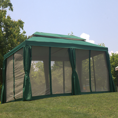 Outdoor Camping Aluminum Frame Garden Rome Gazebo Tent With Mesh