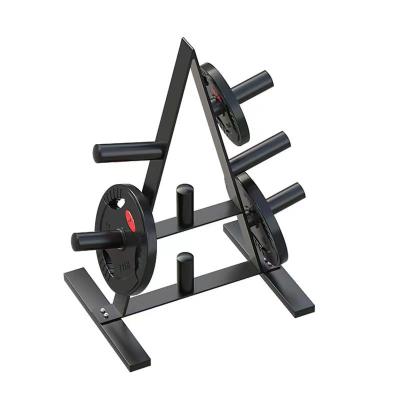 Black Weight Holder Tree with 7 Branches Olympic Weight Plate Rack