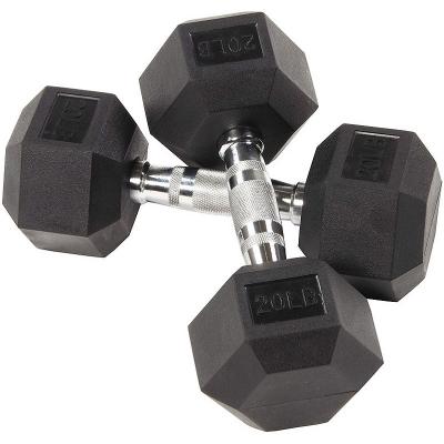 Hex Dumbbell Heavy Weights Barbell Matal Handles for Strength Training Home Gym Exercise Equipment