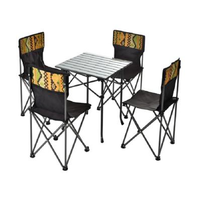 Outdoor Portable Folding Table Camping Chairs Set