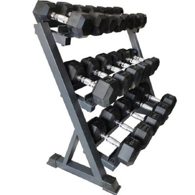 3-Tier Dumbbell Rack Multilevel Weight Storage Organizer