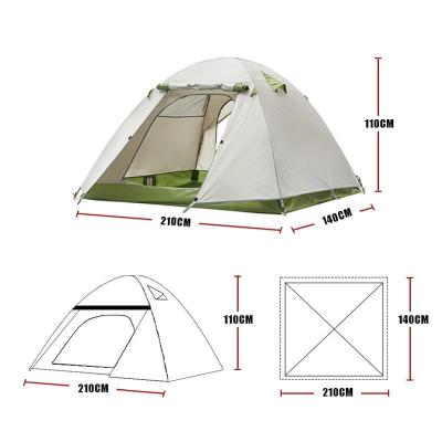 Outdoor 3-4 Person Beach Tent Sun Shelter Camping Tent