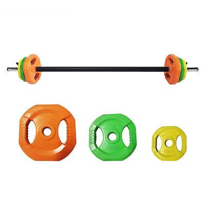 20KG /30KG Rubber Barbell Bumper Weight Plates Set
