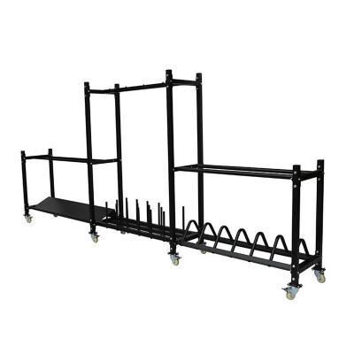 Multifunctional rack Dumbbell rack, barbell plate rack, medicine ball rack, kettlebell rack