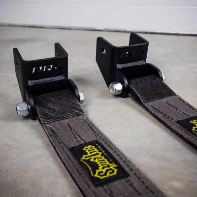 Black Powder Coat Strap Hangers For Full Cage & 6-Post Racks