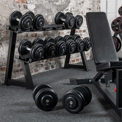 Adjustable Strength Two-Tier Dumbbell Rack