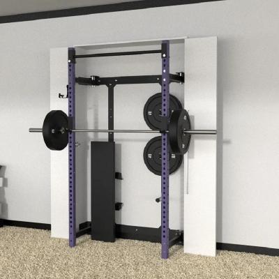 Folding Weightlifting Bench Press Squat Rack Pull-up Rack Barbell Rack