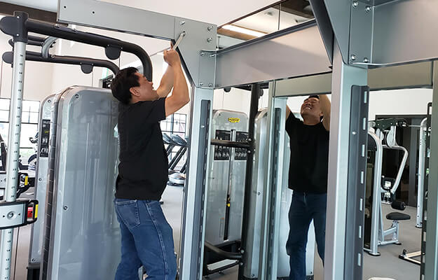 JOYFIT24 in Japan installed smith machine at May 5th 2018